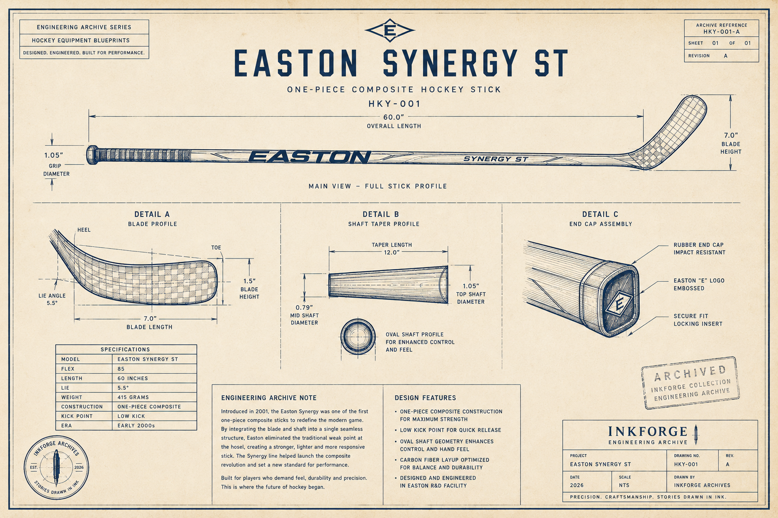 Easton Synergy ST Blueprint