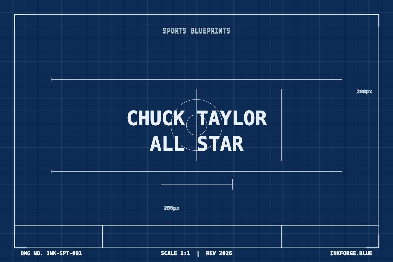 Converse Chuck Taylor All Star Blueprint